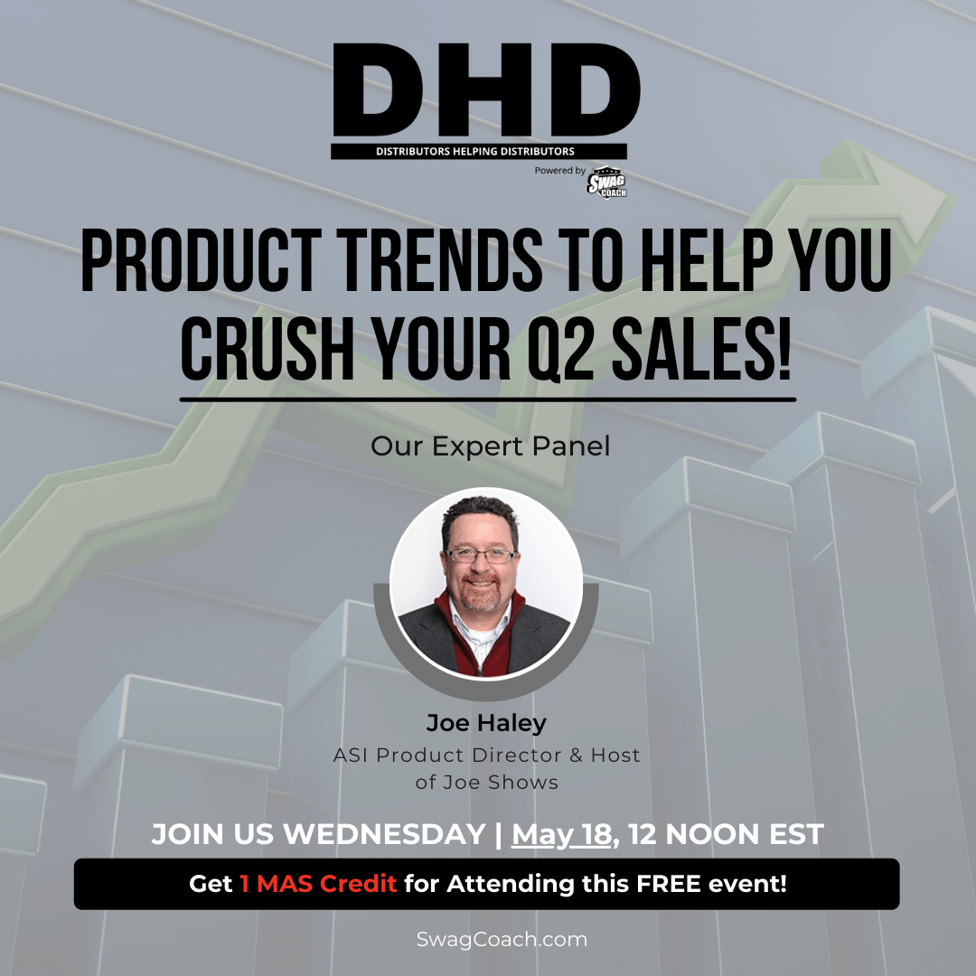 SwagCoaching's tweet photo. This Wed the 18th we will dig into some of the product trends happening in our industry and how YOU can take advantage of them with your clients and prospects. 

Register here:  https://t.co/mFexIr7zTB https://t.co/3fjgB2X48P