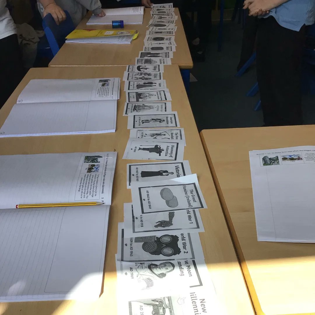 LeamingtonPAFHT's tweet photo. It was timeline ordering in Blackman Class this afternoon - helping them to place the Mayans on a historical time period! 

Some GREAT knowledge of times in history and AD/BC terminology. 💪 https://t.co/YT70Vjdcdr