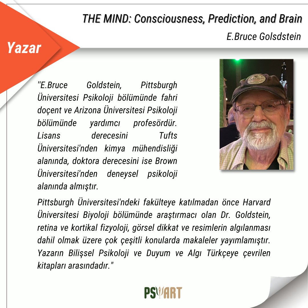 psiartorg's tweet photo. Kitap Köşesi’nde bu hafta: ‘’THE MIND: Consciousness, Prediction and Brain’’ https://t.co/VLC6l4RHjM