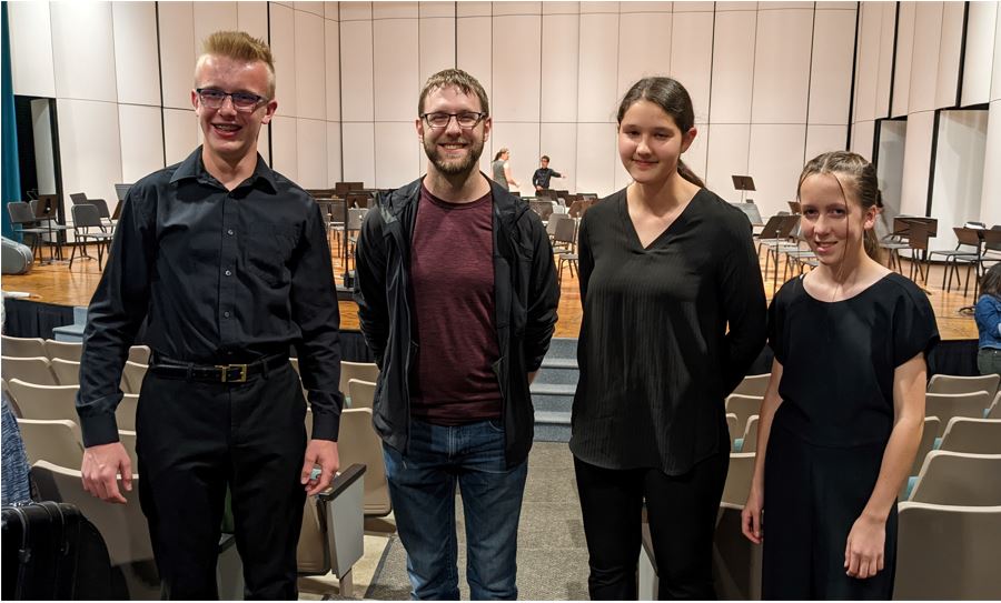 Our Honor Band students and Mr. Funk! #BruinProud #PSDProud #HonorBand