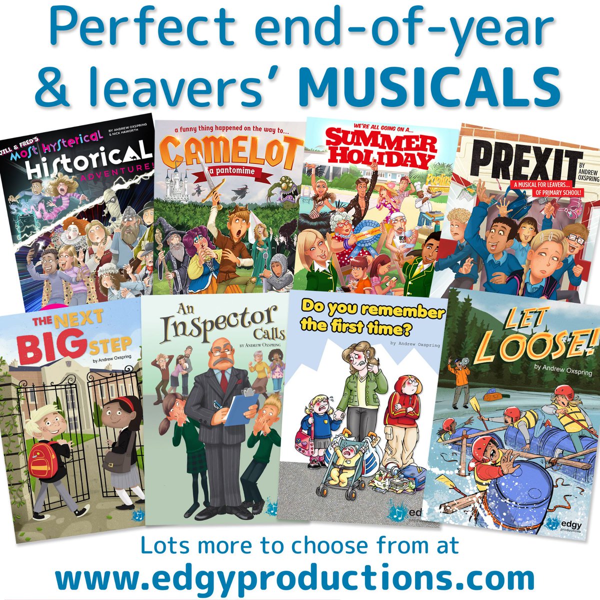 The Perfect Leavers Musical or End-of-Year Production - mailchi.mp/edgyproduction… Including FREE song 'Here's To The Queen' #jubilee