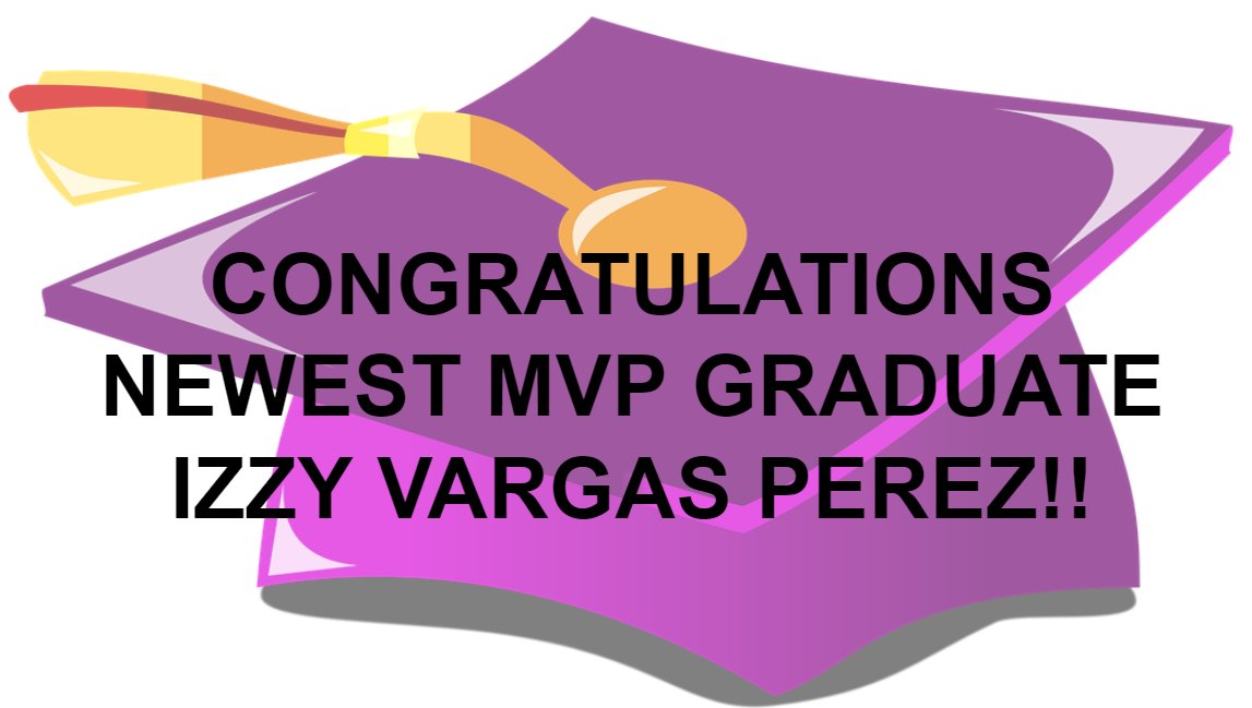 MVPMiddies's tweet photo. CONGRATULATIONS MVP'S NEWEST GRADUATE,
IZZY VARGAS PEREZ!!
#MiddieRising
#Izzy_IsRising
#MiddieProud
#MVP_Grad
#MVP_Family
@RosaPTweets @Highview6th @MMSMiddies @MHSMiddieTweets https://t.co/mYDZHnC3ev
