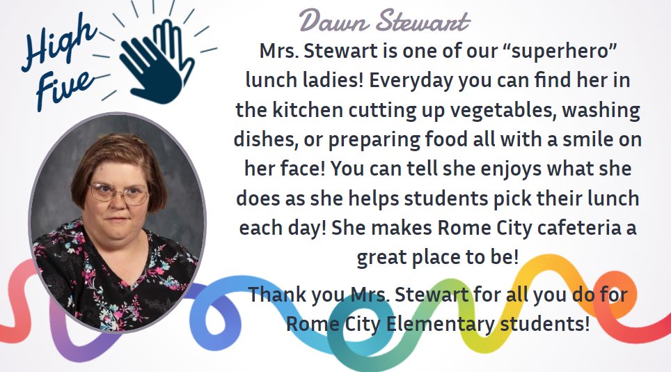 RomeCitySchool's tweet photo. Please go to Facebook and add comments with your appreciation for staff members. DON'T FORGET TO SHARE!!! https://t.co/kqtYGRKTQU https://t.co/VdCxNIepTj