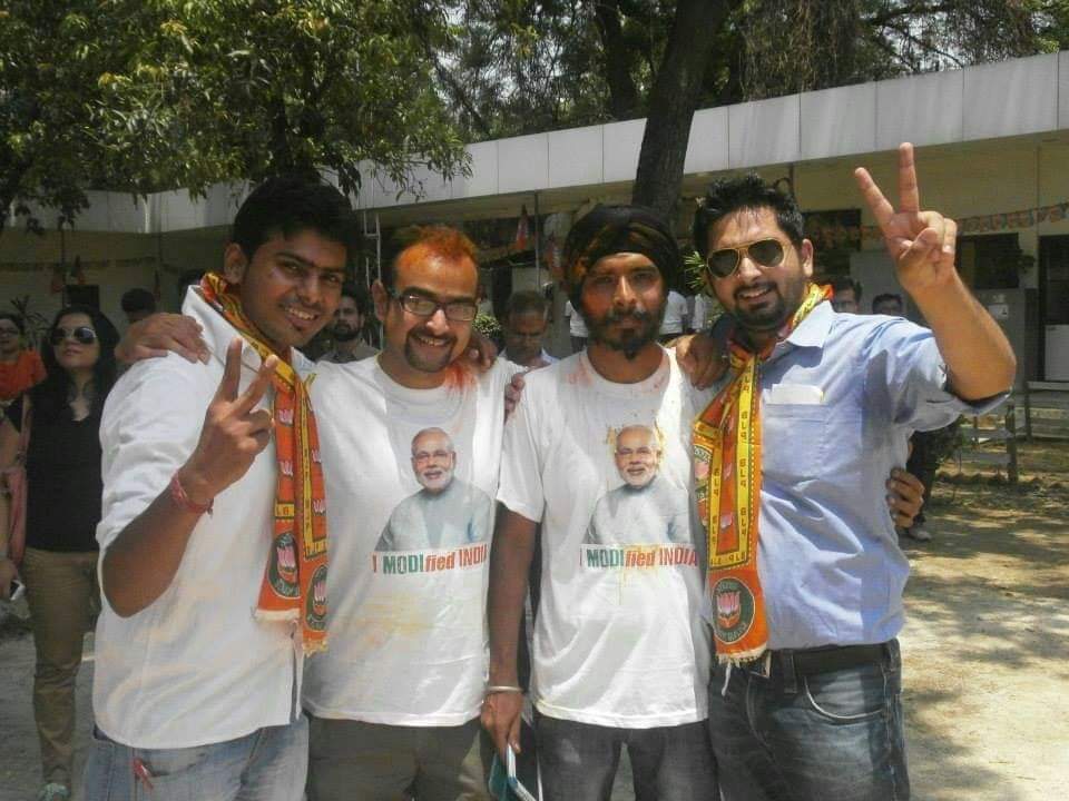AnkitGuptaBJYM's tweet photo. (1/4) 7 years. 

A call in somewhere April 2014 end, from a BJP candidate and my undying love for @narendramodi ji compelled me to quit my job at Clifford Chance, one of the World's best and most prestigious law firm, and thus began Mission 272, to Make India Great Again! https://t.co/nJ7reRfkNo