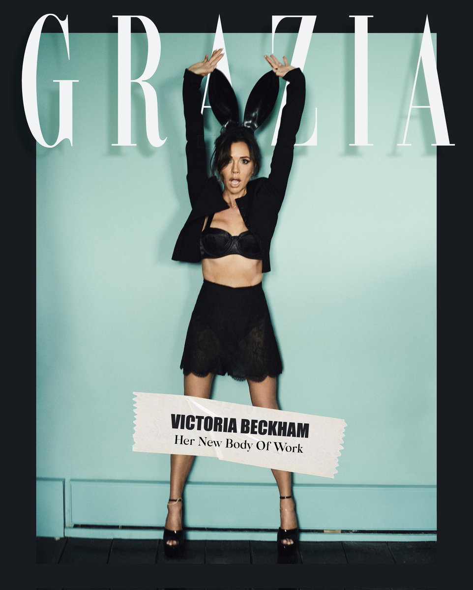 VictoriaBFrance's tweet photo. GRAZIA COVER 📸
Victoria on the cover of Grazia from 14 different countries. ✌🏻

Photographer: Boo George
Stylist: Luke Day
Hair: James Rowe at Bryant Artists
Makeup: Valeria Ferreira at The Wall Group using Victoria Beckham Beauty
Nails: Sharon Baker https://t.co/Sro99F5cB9