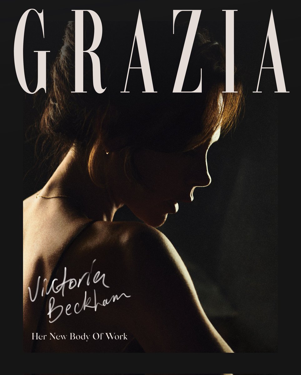 VictoriaBFrance's tweet photo. GRAZIA COVER 📸
Victoria on the cover of Grazia from 14 different countries. ✌🏻

Photographer: Boo George
Stylist: Luke Day
Hair: James Rowe at Bryant Artists
Makeup: Valeria Ferreira at The Wall Group using Victoria Beckham Beauty
Nails: Sharon Baker https://t.co/Sro99F5cB9