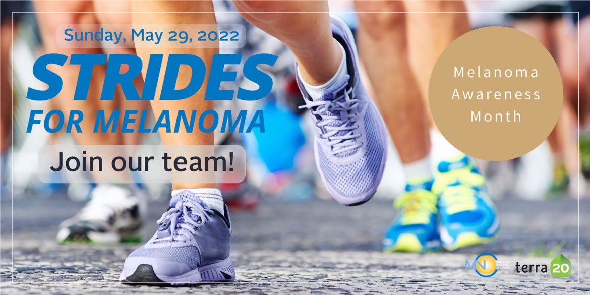 At terra20 we will be hosting a 5km #Strides for Melanoma walk at select terra20 locations – walk with your neighborhood store!  

Join us on May 29, 2022! 

Together we are taking Strides to stop skin cancer. Use code TERRA20STRIDES to register for free: lnkd.in/eSg4x5Nq