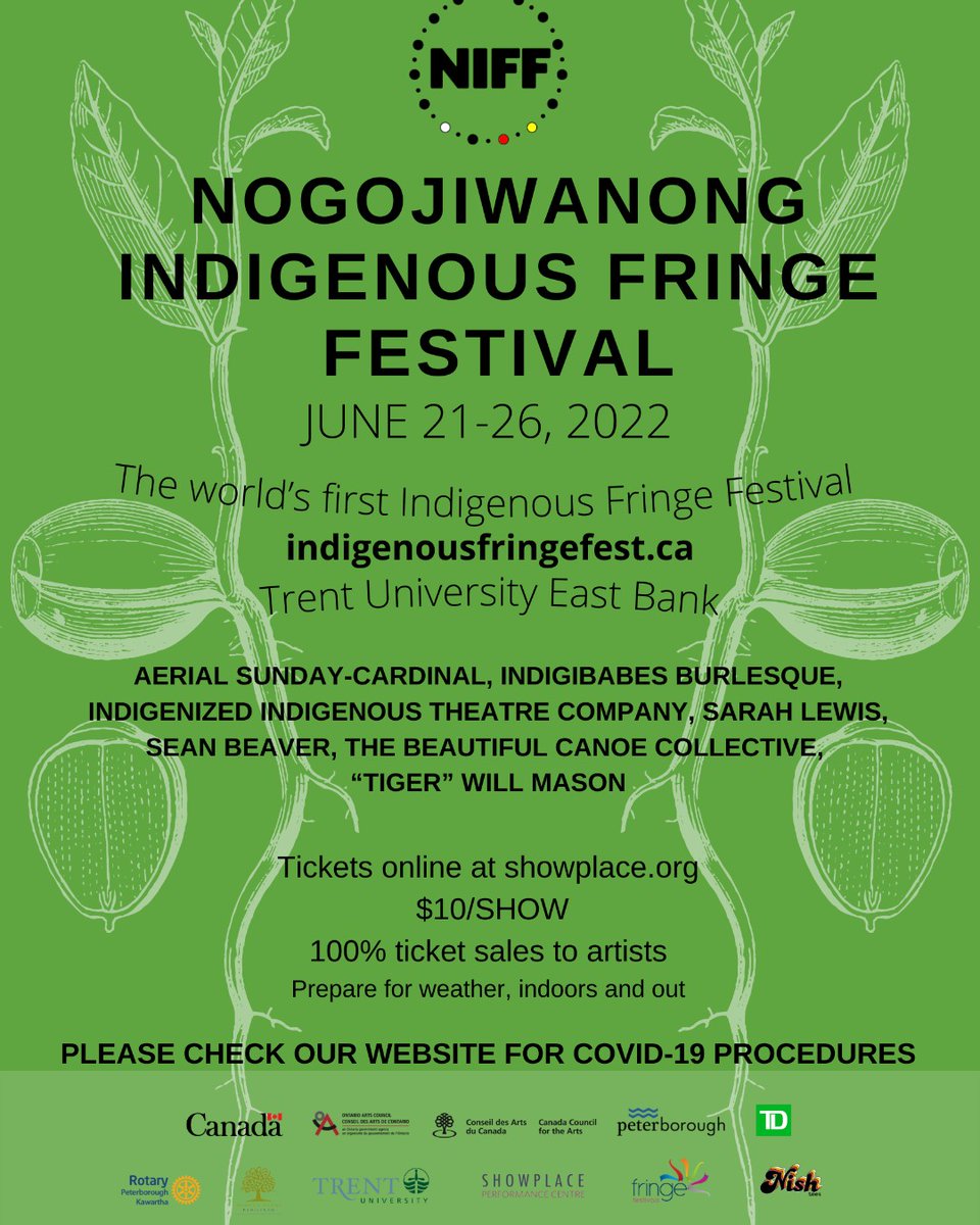 nogofringefest's tweet photo. Check out our NIFF 2022 Poster!
#FringeFests #NIFF2022 #caff #Peterborough #Indigenous #indigenousperformanceart #peterboroughperforms #LongLiveTheFringe https://t.co/WPMRqNsgk0