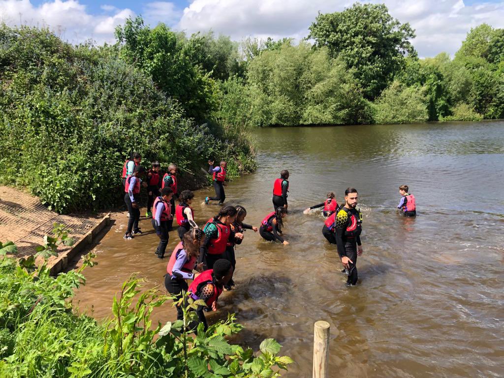 Day one of our Year 4 residential - paddle boarding and challenge course! Our Year 4s showing amazing resilience and team spirit😊