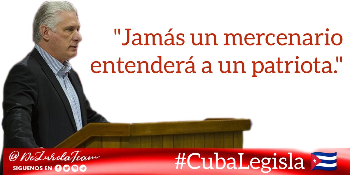 osmanycuba's tweet photo. Nunca, nunca entendería un servicial de los intereses de la minoría imperialista, lo que se esconde en el pecho de un hombre o mujer, que da la vida si fuera necesario por el bien de la mayoría, a ésa que se debe y se llama: Pueblo. 💪🇨🇺

#CubaLegisla #DeZurdaTeam https://t.co/nCf6lk11Tj