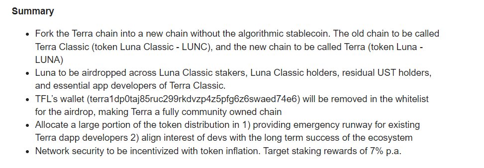 Cryptium_'s tweet photo. #Terra Ecosystem Revival Plan. #latestnews  @stablekwon https://t.co/NDqKCcB149