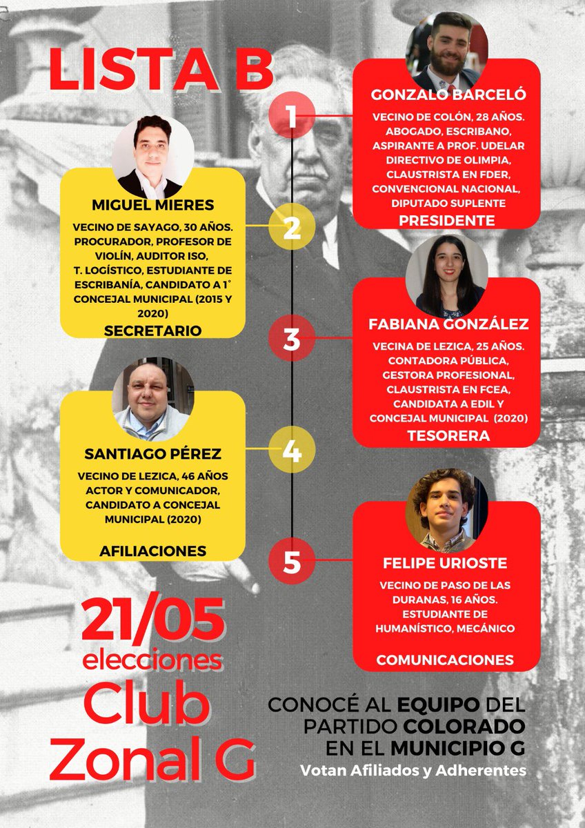 FabiuGonzalez's tweet photo. Elecciones Club Zonal G próximo 21 de Mayo. https://t.co/IRf5v71CkO