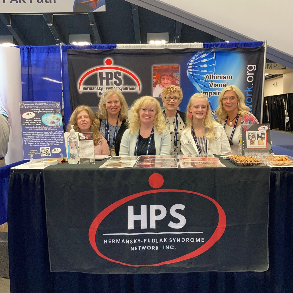HPSNetwork's tweet photo. Our HPS Network team hard at work at ATS! #curehps https://t.co/gJuf54VuR3