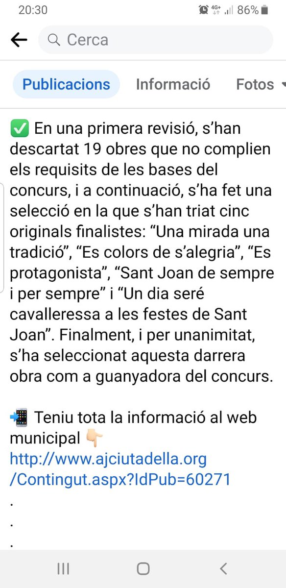 Un cartell digne d’enguany!