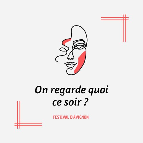 Cette année, je lance un #podcast pour couvrir le festival d’Avignon. 

Au programme :
• des pièces 
• encore des pièces 
• des rencontres 

💌 MP pour les demandes