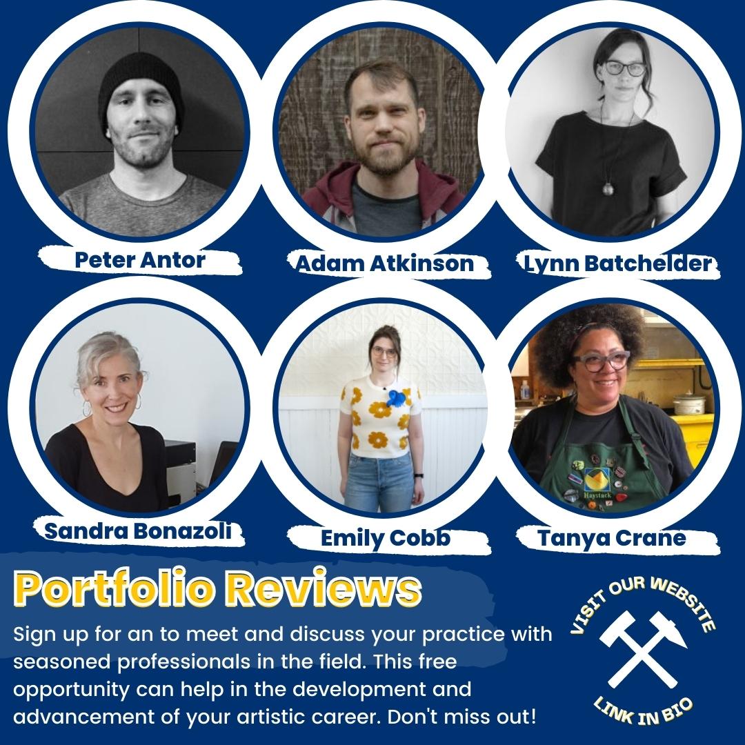 SNAGmetalsmith's tweet photo. Have you signed up for a Portfolio Review yet? Don't miss out on this great opportunity to chat one-on-one with a professional in the field about your studio practice! https://t.co/7cbVYw9iSs