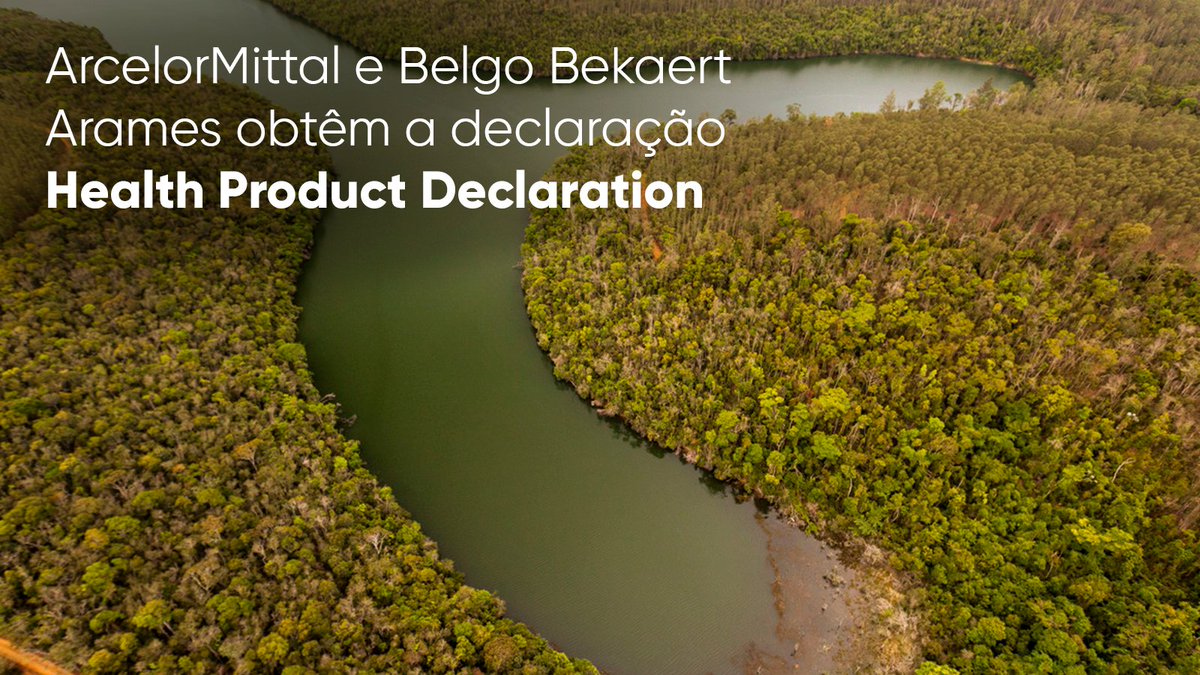 ArcelorMittalTB's tweet photo. A ArcelorMittal é mais uma vez pioneira no Brasil ao receber a Health Product Declaration.
#ArcelorMittal #ArcelorMittalBrasil #HealthProductDeclaration #Sustentabilidade #IndústriaConsciente #AçosInteligentes https://t.co/GMLAxDaLXh