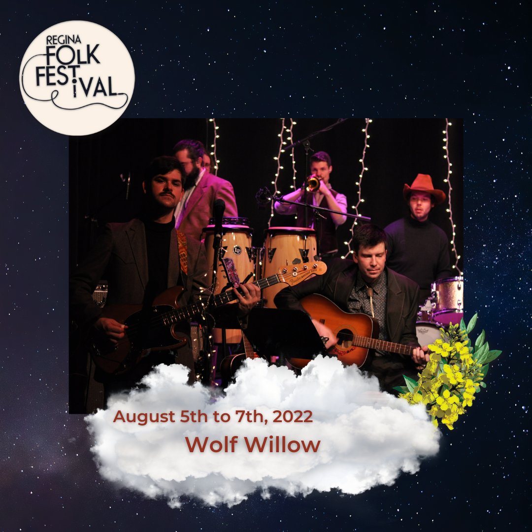 ✨RFF 2022 artist: WOLF WILLOW✨

<a href="/wolfwiilowband/">Wolf Willow Band</a> plays original music inspired by honkytonk, Western Swing &amp; retro sounds. In 2021 they released Old Guitars &amp; Shooting Stars, striking a balance between countrypolitan romance, orchestral instrumental soundtracks &amp; western swing.