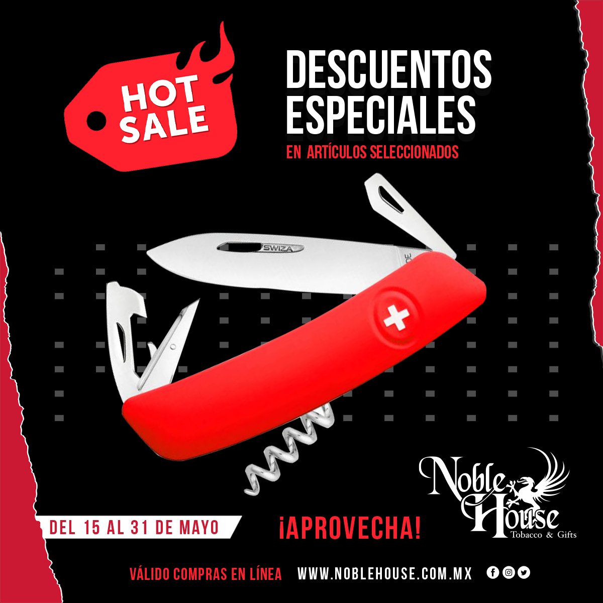 nhdemexico's tweet photo. El Hot Sale llegó a Noble House 💥
Ofertas increíbles por tiempo limitado 🤩
Visita nuestro sitio web: https://t.co/RfauSpzwXj
#HotSale #ofertas #outdoors #accesorios #tiendaonline https://t.co/hi2OadXEv0