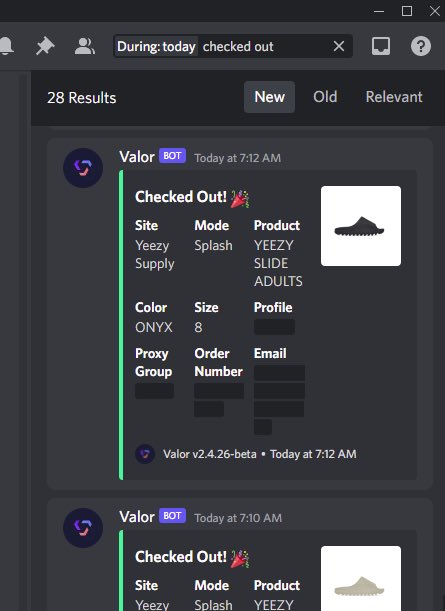 🤖 - <a href="/ValorAIO/">Valor</a> 
⚡️ - <a href="/FNFISP/">FNFISP</a> <a href="/LiveProxies/">Live Proxies</a> 
🏘 - <a href="/KckdNotify/">Kckd Notify</a> <a href="/pluto_alerts/">PLUTO ALERTS</a> <a href="/SoleSocietyVIP/">SoleSociety</a>