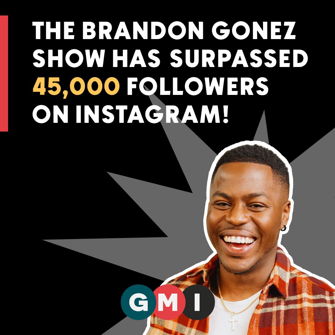 GonezMedia's tweet photo. Monday's are for celebrating success! #TheBGShow has surpassed 45K on Instagram!
Thank you #BGSquad for all of the continuous love. โค๏ธ https://t.co/1yuOqjHF6p