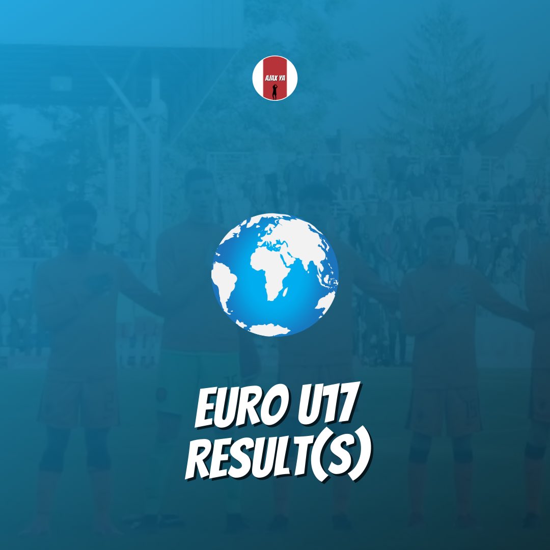 AjaxYA's tweet photo. 🌍 | 𝗘𝗨𝗥𝗢 𝗨𝟭𝟳 𝗥𝗲𝘀𝘂𝗹𝘁 • 🇳🇱
Netherlands U17 won their first group match at the #EUROU17 with 3-1 against Bulgaria U17!
» Gabriel Misehouy & Silvano Vos started. Misehouy scored and assisted once! Boerhout & Henry were subbed on. 🦁
#AjaxYouth #BULNED https://t.co/AUdLiIW7fe