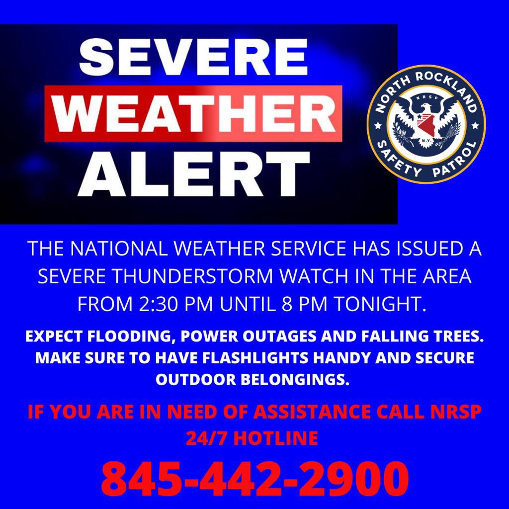 #weatheralert severe weather heading our way be prepared #StaySafe #CommunityAlert