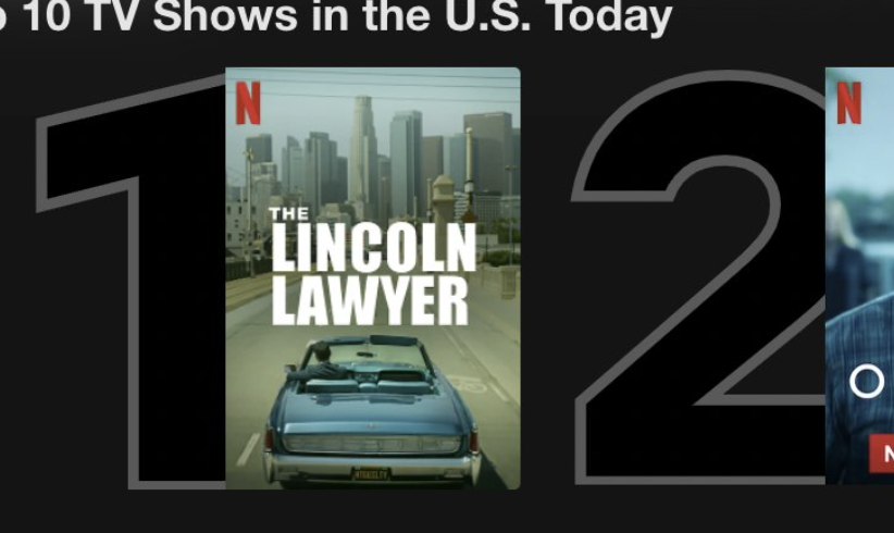 #TheLincolnLawyer is not only #1 on <a href="/netflix/">Netflix</a>
in the US for the third straight day, we are #1 in 58 countries around the world today!  I am going to run out of ways to say it, but thank you, thank you, thank you for watching, rewatching, and talking about us!