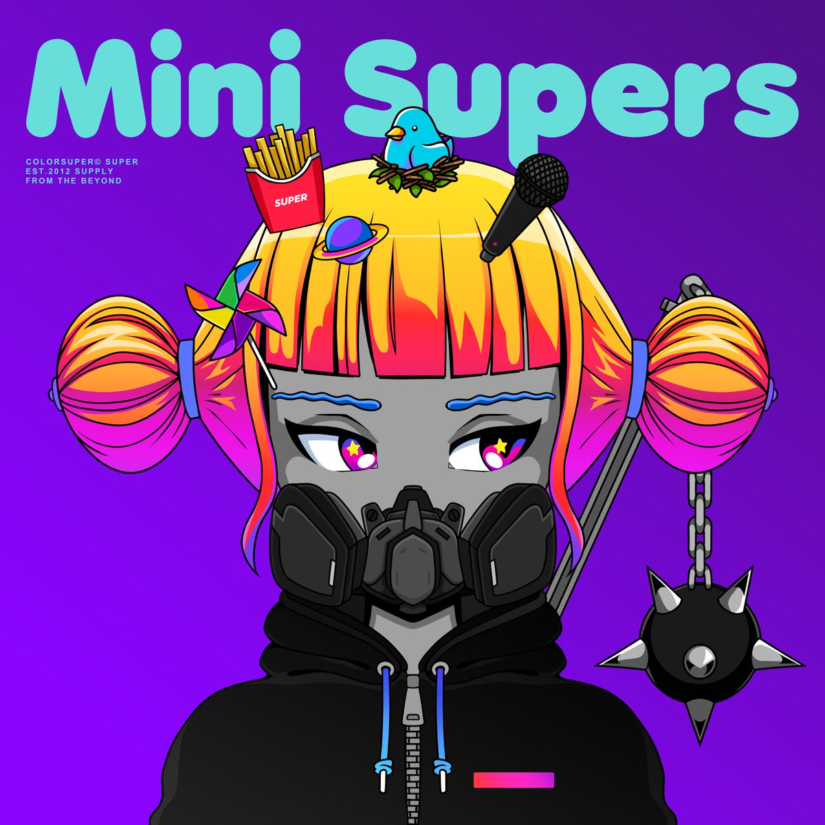 Colorsuper's tweet photo. The walls get thinner 481 listings out of 6969 on OS. 😊 If you know someone who’s thinking of getting an NFT Id love to welcome them at the great price we have rn. 🥰 appreciate all those supporting and collecting :) #NFTCollection @minisupersnft https://t.co/xDvGWiGAQO
