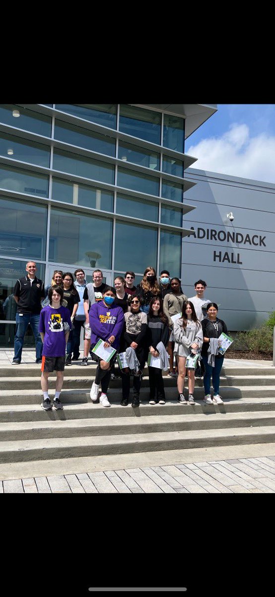 Our Scholars took a trip to @SUNYADK today to learn more about the opportunities that they could find there. Great weather, great kids, a great time!