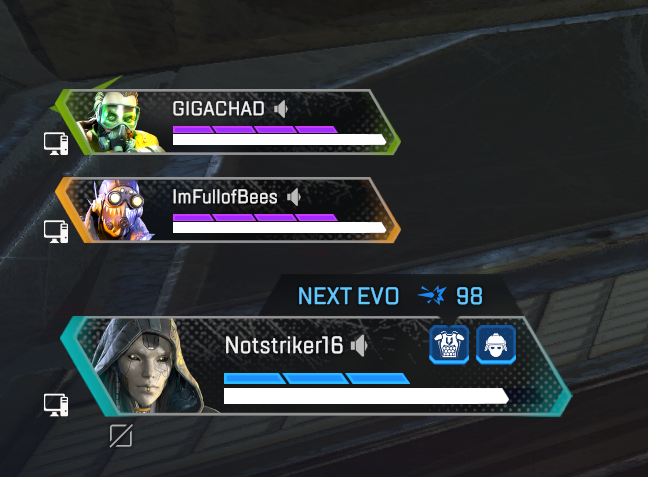 TylerGoss's tweet photo. @JayFrechette hey Jay, these dudes just used the trident on top of the armory exploit in a ranked match against my team. Is there a plan to hotfix this exploit? It's incredibly frustrating. #ApexLegends https://t.co/iEMIwUH8Qc