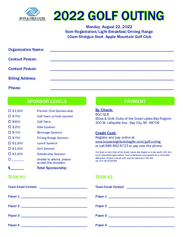 GreatLakesClubs's tweet photo. 2022 Golf Outing!   Our 10th annual golf outing is accepting team registrations and sponsorships. 
Contact Julie at julie@greatlaksclubs.org for additional information. https://t.co/4yv8c3scj4