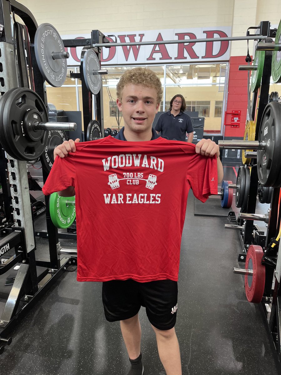 WA_Strength's tweet image. Alden Ross just made the Woodward Academy 700 lbs club