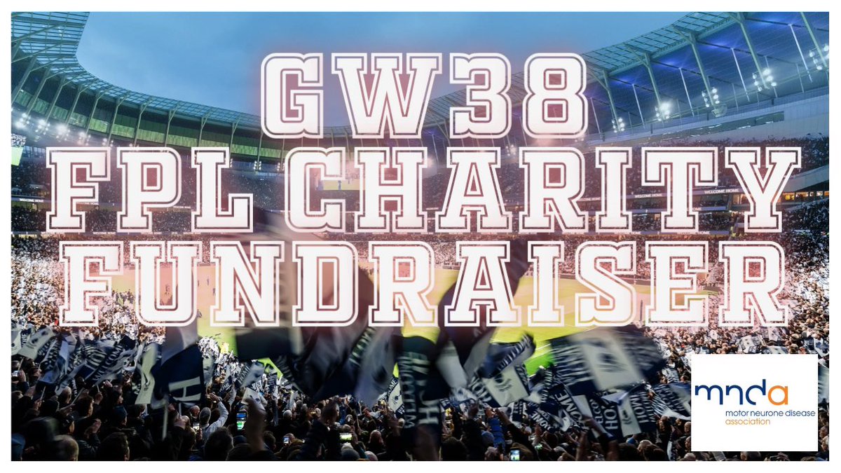 FPL_ElStatto's tweet image. #FPL Charity Fundraiser

Some of #FPLCommunity have had their lives greatly effected by motor neurone disease this season. So please join me in this charity fundraiser in aid of @mndassoc 

Please pledge below an amount you will be willing to donate for each goal scored in #GW38