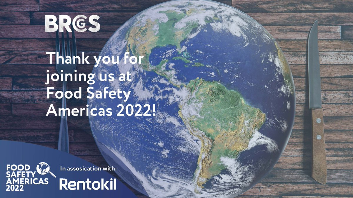 BRCGS_Standards's tweet photo. THANK YOU to all our delegates, sponsors and exhibitors who attended this year's hybrid #FoodSafetyAmericas2022 in association with Rentokil!
Check out all the event photos by clicking here: https://t.co/ZWwTNlwIPp
#BRCGS #LGCAssure #FoodSafety https://t.co/n2cbHknm0C