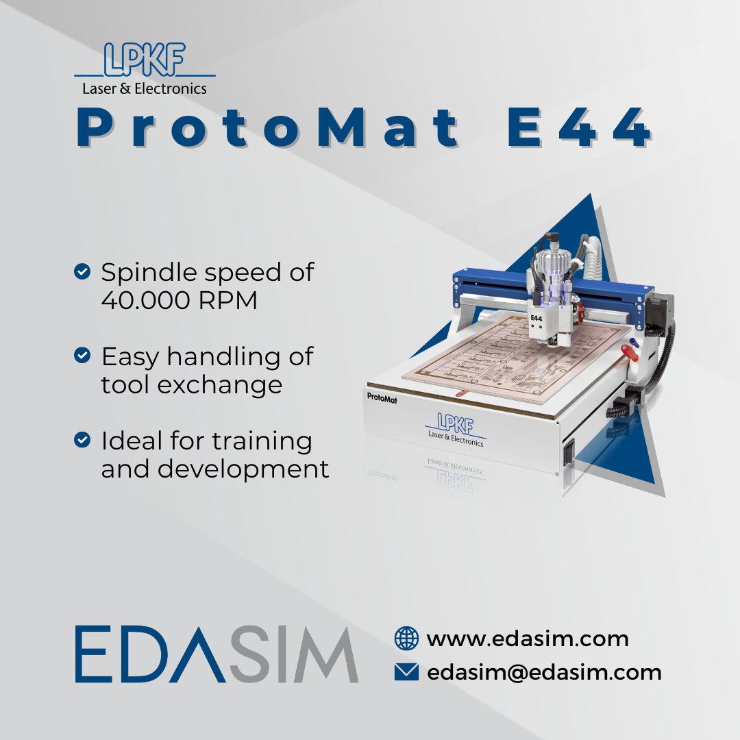 shelter militia Weird Edasim Llc on Twitter: "The #LPKF #Protomat E44 is the cost-effective entry  into the world of professional #PCB #prototyping. For more information  contact us: edasim@edasim.com. Visit: https://t.co/OSUOHKsNwK  #inhouseprototyping #electronics ...