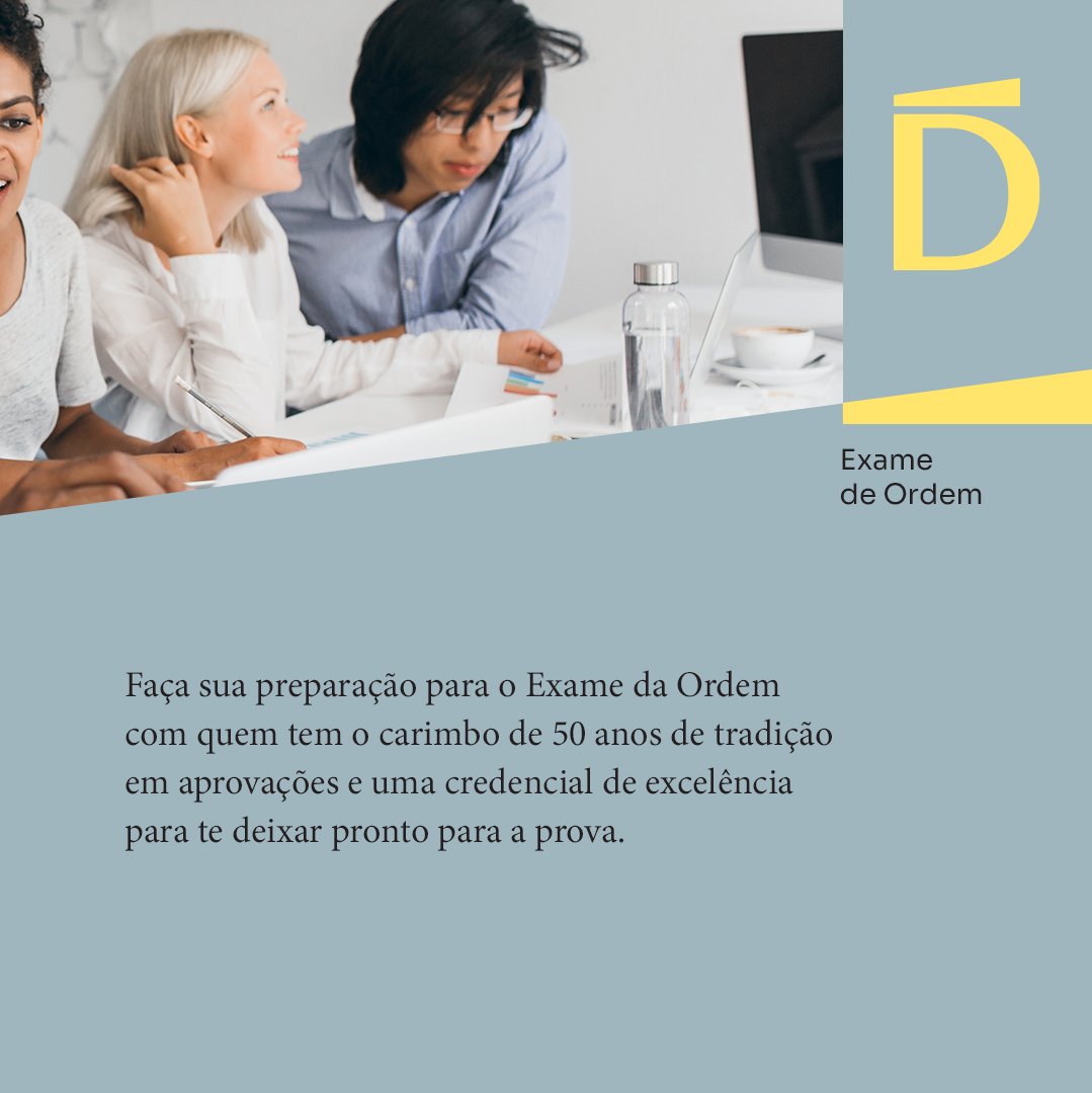 DamasioBrusque's tweet photo. OAB 1ª FASE
OAB 2ª FASE

| Mais de 50 anos marcados por um alto índice de aprovação na OAB
| 100% online

 DAMÁSIO BRUSQUE
  (47) 3355-1511 (WhatsApp)
#damasiobrusque #concurso #oab #examedeordem #direito #juridico #novatrento #guabiruba #botuvera #saojoaobatista https://t.co/ggV7ep7gFQ