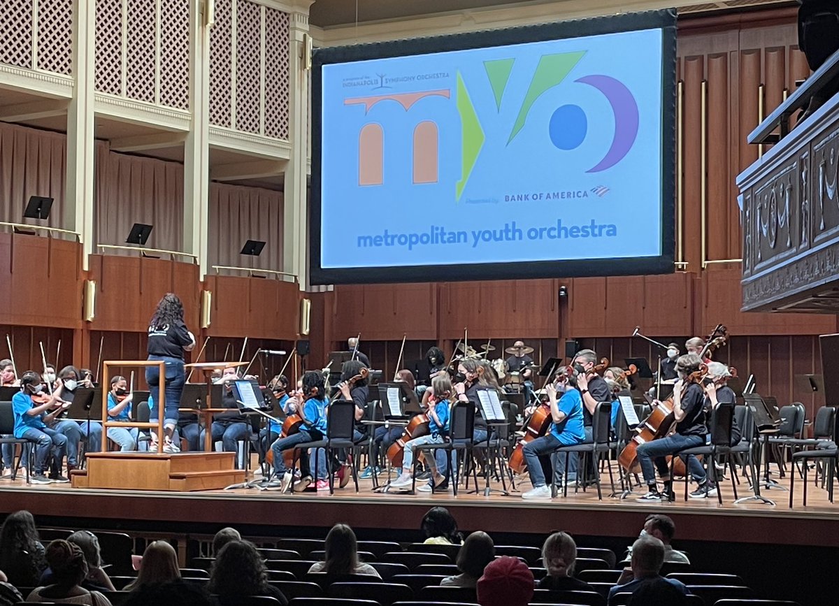The <a href="/Indy_Symphony/">Indianapolis Symphony Orchestra</a> works to keep arts &amp; culture alive for youth in #Indy through programming, performances and life skills resources. <a href="/BankofAmerica/">Bank of America</a> is excited to extend our partnership with ISO &amp; sponsor the annual MYO Spring Concert, showcasing these young musicians talent.