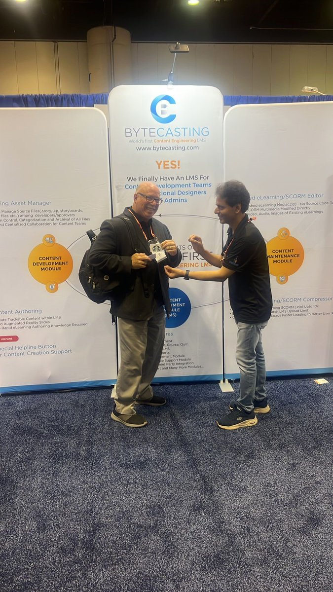 stratbeans's tweet photo. If you're at #atd2022, don't forget to stop by Stratbeans booth #1925!
Get your hands on some fab goodies while our team is there to get you up to speed with our latest launch - #Bytecasting.
#ATD22 #LMS #ContentEngineering #ContentAuthoring #ContentEngineeringWithStratbeans https://t.co/c4VV4V0xgu