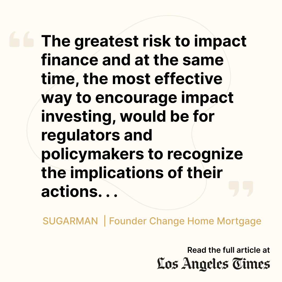 ChangeMtg's tweet photo. Empowering your community starts with making a change. Investing in real people has a real impact. Our Founder, Steven Sugarman breaks it all down in his recent Los Angeles Times feature.
Read the full article here: https://t.co/1D9iOMQMtZ
#ChangeHomeMortgage #ChangeIsHere https://t.co/vPQoH5szQH