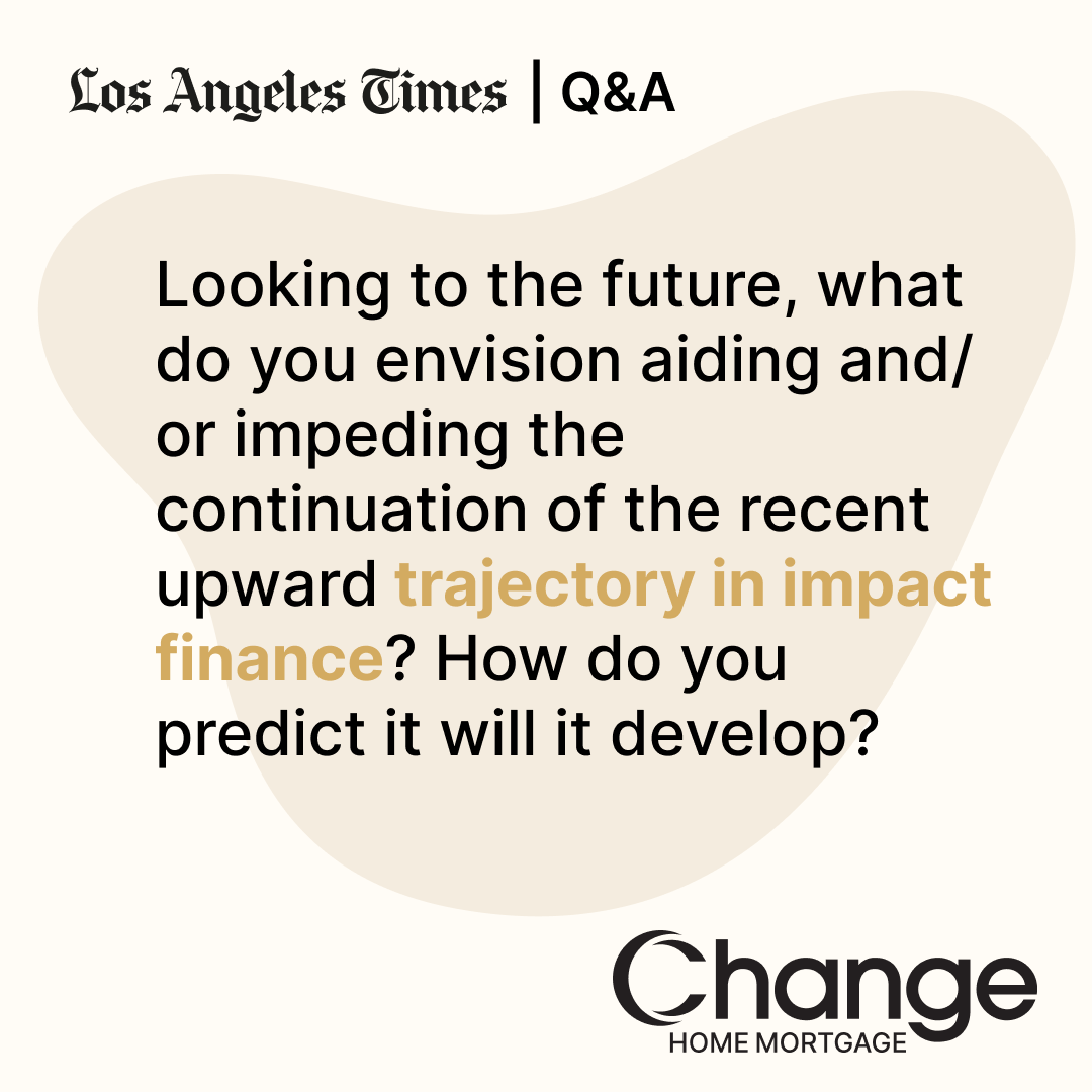 ChangeMtg's tweet photo. Empowering your community starts with making a change. Investing in real people has a real impact. Our Founder, Steven Sugarman breaks it all down in his recent Los Angeles Times feature.
Read the full article here: https://t.co/1D9iOMQMtZ
#ChangeHomeMortgage #ChangeIsHere https://t.co/vPQoH5szQH