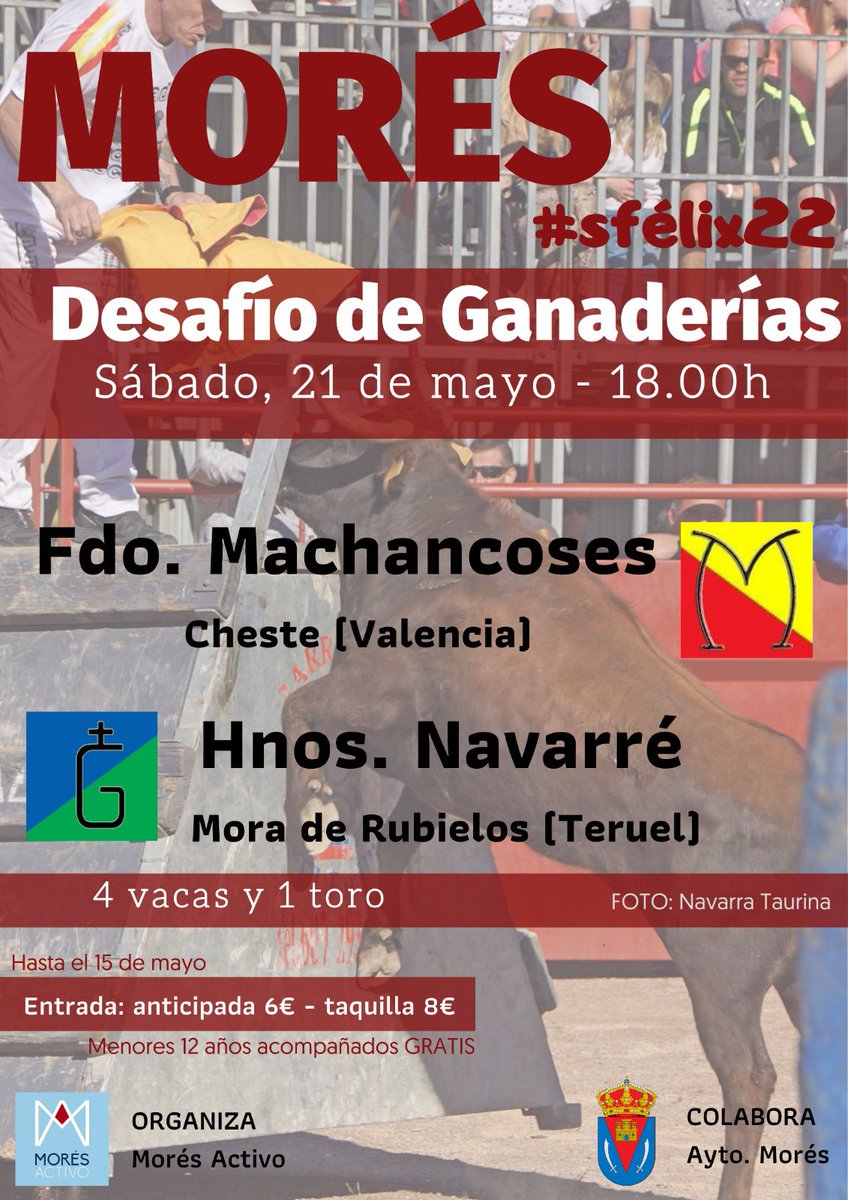 🙋🏻‍♂️ Estamos de vuelta
😞 !Desde 2019 esperando poder repetir momentos como este¡
💪 Nos vemos a partir del 21 de mayo en #Morés
📍 #MorésActivo
🎥 Proyectando ilusión
