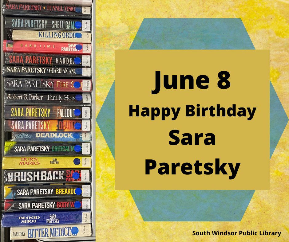 Happy Birthday Sara Paretsky!     