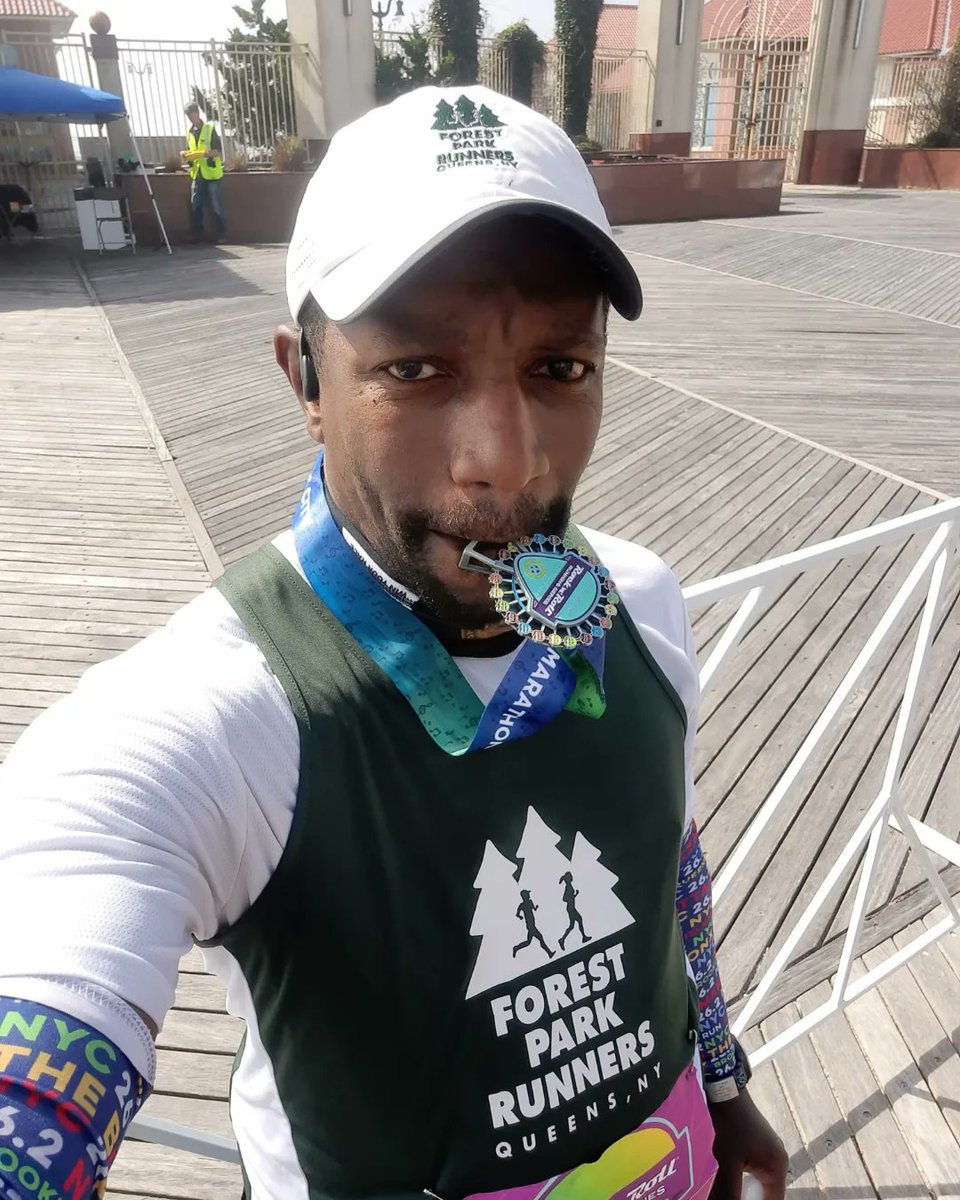 bushwickrunner's tweet photo. #MedalMonday two races, three medals sounds like a great weekend to me.  Thank you @RunRocknRoll #RnRAtlanticCity #RnRAC the inaugural Atlantic city 5k and half marathon 🙌🏿 https://t.co/QxeMLE7E7Y