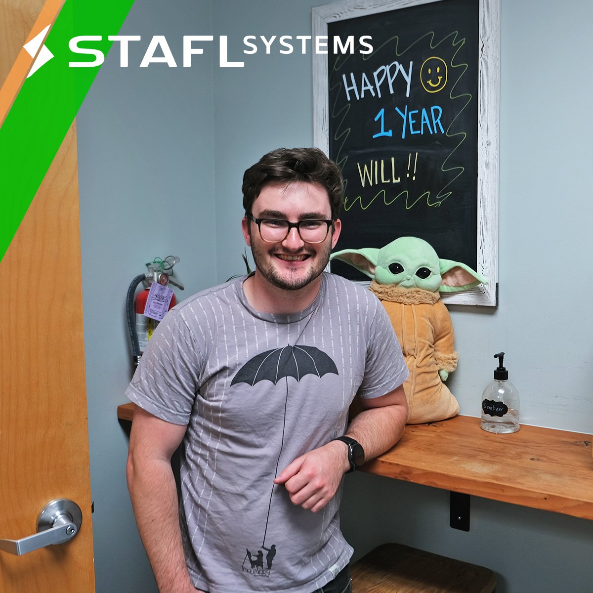 Stafl_Systems's tweet image. Congratulations to Will Major for his 1-year anniversary and promotion to Senior Embedded Engineer! 

Consider advancing your career today with Stafl Systems

Apply: lnkd.in/gapE3ZNK