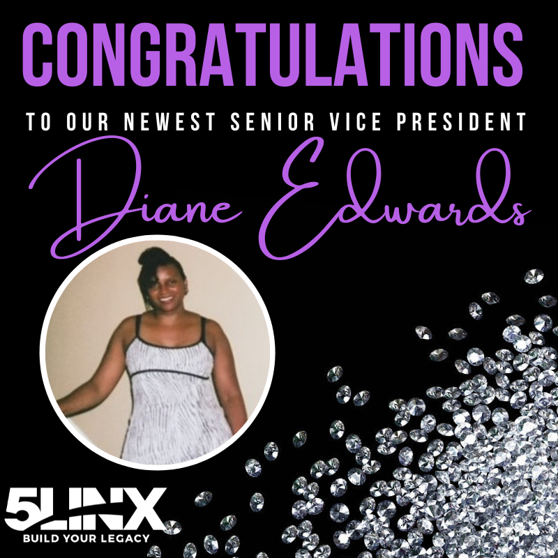 myepiccompany's tweet photo. 5LINX, join us in congratulating our newest Senior Vice President, Diane Edwards from South Carolina! Keep growing your business and building your legacy. We are 5LINX! #family #5LINX #BuildYourLegacy https://t.co/YuymiURegU