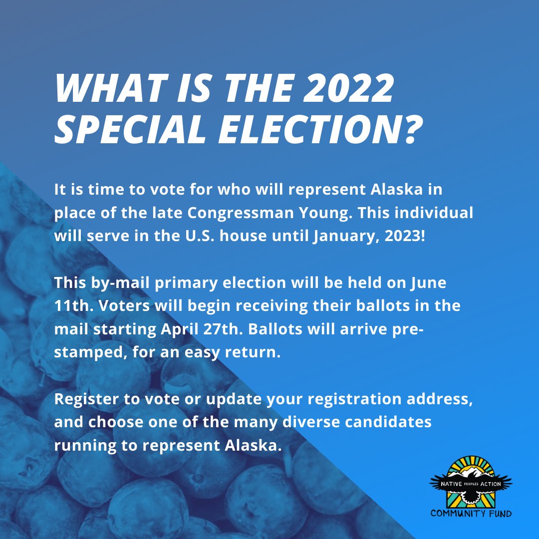 Did you receive ballots in your mailbox? Absentee Ballots must be postmarked on or before June 11, 2022. Voting is one way that we #BuildNativePower to protect our ways of life. For more info, visit Native Peoples Action Community Fund: npacommunityfund.org
#NativesVote