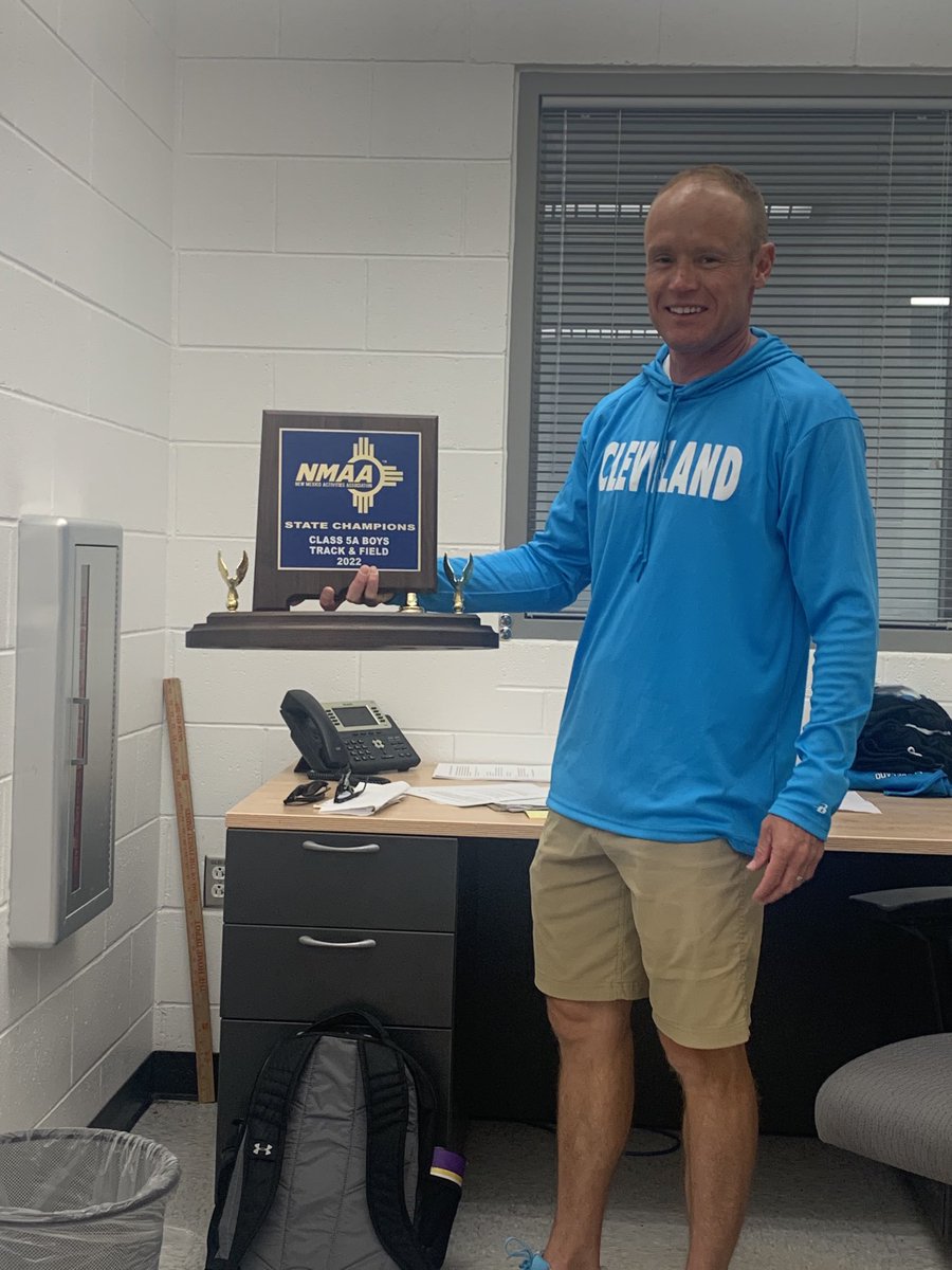 cleveland_bball's tweet photo. 6 Blue trophies in a row… 9 out of the last 10….. boys track @Cleveland = powerhouse! Good job fellas!!! https://t.co/B76gGOtfMD