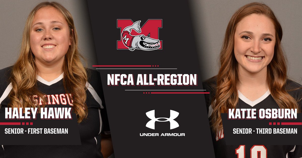 Muskingum senior first baseman Haley Hawk and senior third baseman Katie Osburn were named National Fastpitch Coaches Association (NFCA) 2nd Team All-Region. fightingmuskies.com/sports/sball/2… <a href="/brandonhannahs/">Brandon Hannahs</a> <a href="/MuskingumUnivSB/">Muskingum Softball</a> <a href="/WHIZscores/">WHIZ Sports</a> <a href="/OHAthleticConf/">Ohio Athletic Conference</a> #GoMuskies