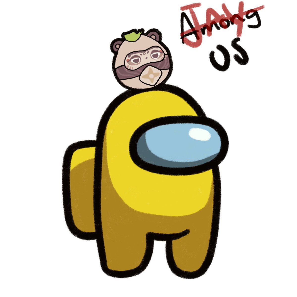 jaybydani's tweet photo. sussy fan art https://t.co/EFV5ZPXrlJ
